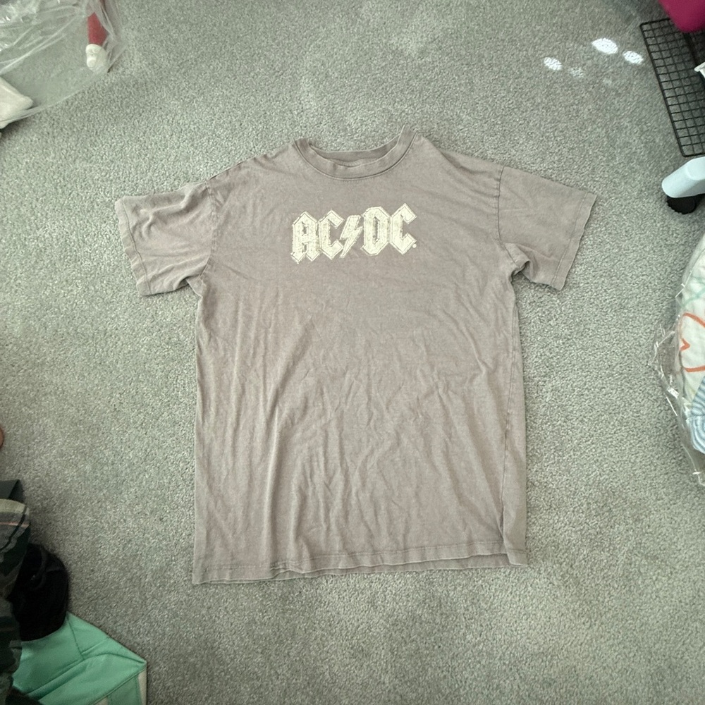 Oversized AC/DC Graphic T-Shirt